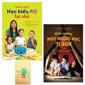 [Download Sách] Combo Học Kiểu Mỹ Tại Nhà và Nuôi Dưỡng Một Người Đọc Tí Hon ( Tặng Kèm Sổ Tay )