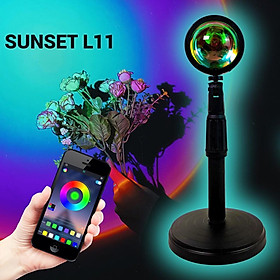 Mua Đèn Sunset L11 điều khiển bằng app tzumiLED trên smartphone -Có tới 16 triệu màu  nhiều chế độ nháy theo nhạc hot tiktok