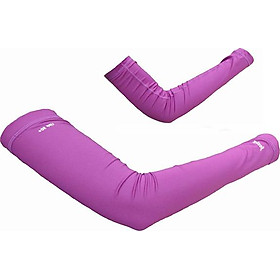 Găng tay ống chống nắng UPF50+ hồng đậm Zigzag GLV00205 size