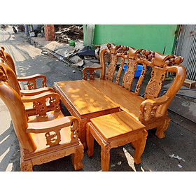 Mua Bộ salon  gỗ gõ đỏ tay 12