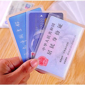 Túi bọc thẻ nhân viên, bọc chống xước thẻ căn cước công dân, thẻ ATM trong suốt - Hàng chính hãng