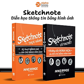 Sách Combo Sketchnote (Lý thuyết + Thực hành) - Alphabooks - BẢN QUYỀN