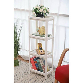 Mua Kệ chữ nhật để đồ đa năng  dày dặn nhựa Hokori siêu chắc chắn (có 2 tầng  3 tầng  4 tầng)