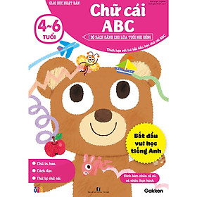 Chữ cái ABC (4~6 tuổi) - Giáo dục Nhật Bản - Bộ sách dành cho lứa tuổi nhi đồng - Thích hợp với trẻ bắt đầu học chữ cái ABC