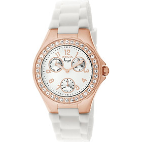 Invicta Women's 1646 Angel Jelly Fish Crystal-Accented 18k Rose Gold-Plated Watch