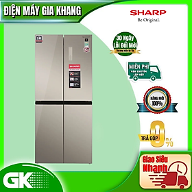 Tủ lạnh Sharp Inverter 401 lít SJ-FXP480VG-CH Mới 2020 - Hàng chính hãng (chỉ giao HCM)