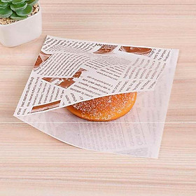 Mua 500 Giấy gói Hamburger  Thực Phẩm Không Thấm Mỡ size 15x15 cm
