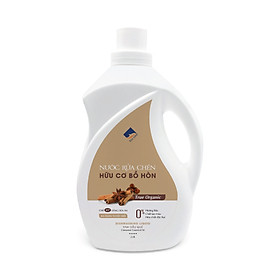 Nước rửa chén hữu cơ Bồ hòn Ecocare tinh dầu Quế 2000ml 