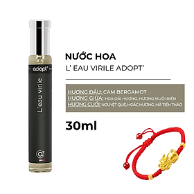 Nước Hoa Nam Adopt L eau Virile 30ML Hương Thơm Mạnh Mẽ Cá Tính