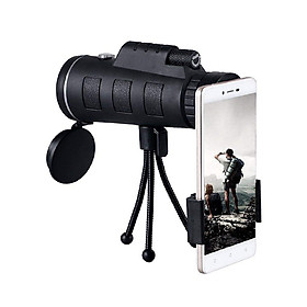 40X60 BAK4 Monocular Telescope HD Mini Monocular for Outdoor Hunting Camping with Phone Clip