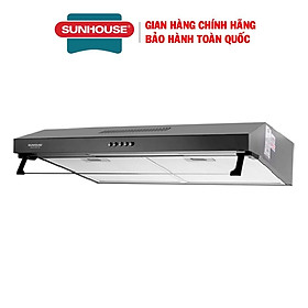 Máy hút mùi Sunhouse SHB6118B/SHB6118I, Hàng chính hãng - Bảo hành 18 tháng tại nhà