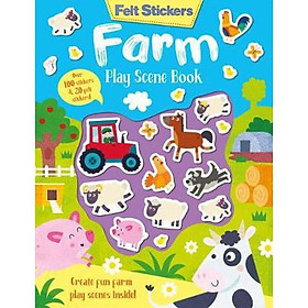 Felt Stickers Farm Play Scene Book