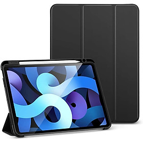 Bao da cho iPad Air 4 2020 10.9 Inch ESR Rebound Pencil Case (Có khe cắm bút Apple Pencil) - Hàng Nhập Khẩu 