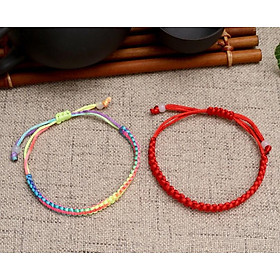 Bộ 2 Vòng tay chỉ đỏ may mắn sức khỏe (bản nhỏ)