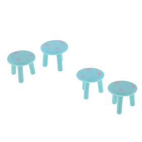 Resin Craft Miniature Chairs Figurine Micro Landscape