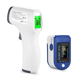 Portable Fingertip Clip Pulse Oximeter for SpO2 and Pulse Rate Measuring LED Monochrome Display Screen Oxygen Saturation