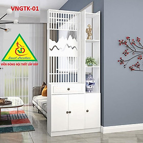Mua TỦ KỆ TRANG TRÍ KIÊM VÁCH NGĂN PHÒNG KHÁCH VNGTK-01