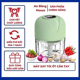 Mua Máy Xay Cầm Tay  Máy Xay Mini Xay Củ Quả Tỏi Ớt Đồ Ăn Dặm Sạc USB Siêu Tiện Lợi Mẫu Mới
