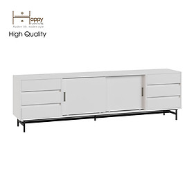 [Happy Home Furniture] LUCA , Kệ TV 2 cửa lùa , 220cm x 42cm x 65cm ( DxRxC), KTV_015