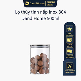 Mua Lọ thủy tinh nắp inox 304 DandiHome đựng thực phẩm  đồ khô