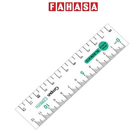Thước Kẻ Acrylic Campus 12cm RL-EZM-A12