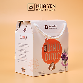 Nước Yến Chưng Sẵn Yến Sào Thảo Dược Saffaron - Hộp 12 Lọ