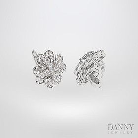 Bông Tai Nữ Bạc 925 Danny Jewelry Xi Bạch Kim Đính Đá CZ NI4GZ007