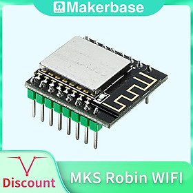 Makerbase MKS Robin Wifi v1.0 3D Máy in không dây Bộ định tuyến không dây ESP8266 Ứng dụng mô -đun WiFi Điều khiển từ xa cho MKS Robin Mainboard