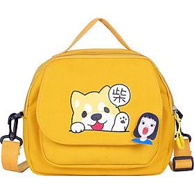 Túi đeo chéo dạo phố hình thú New4all Canvas NC37 - Con Chó
