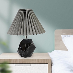 Table Lamp Bedside Nightstand Light for Bedroom Home Decor Beige Base