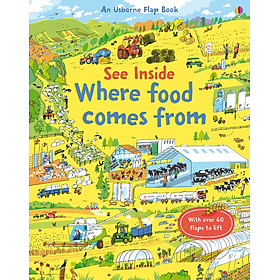 Hình ảnh Sách tương tác tiếng Anh: See Inside Where Food Comes From