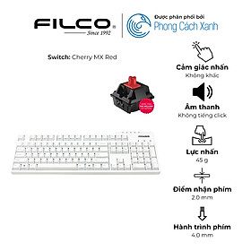Mua Bàn phím cơ không dây Filco Majestouch Convertible 3 Hakua Fullsize/Tenkeyless - Hàng Chính Hãng