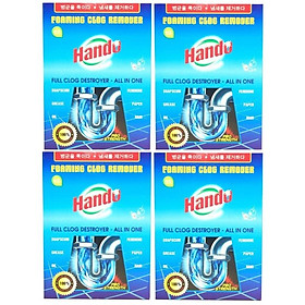 Bộ 4 gói bột thông cống 100g xuất khẩu Hando