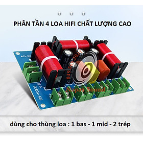 BỘ 2 CÁI MẠCH PHÂN TẦN 4 LOA GIA ĐÌNH - LOẠI 1 BASS 1 MID 2 TRÉP - PHÂN TẦN 4 ĐƯỜNG TIẾNG