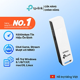 TP-Link  TL-WN821N - USB Wifi Chuẩn N Tốc Độ 300Mbps - Hàng Chính Hãng