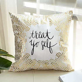 Mua Vỏ gối tựa ghế sofa màu nhũ Treat yo self