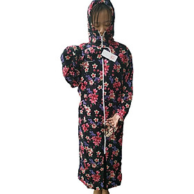 Áo chống nắng toàn thân vải lanh 2 lớp tặng kèm khẩu trang - giao màu ngẫu nhiên