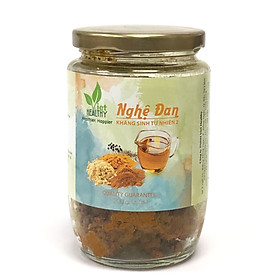 Nghệ đan Viet Healthy 450g (kháng sinh tự nhiên 2), thành phần nghệ đan Viethealthy gồm bột nghệ, bột gừng, bột quế, bột tiêu, ghee, giúp chống oxi hóa, chống viêm, kháng khuẩn, tăng miễn dịch, phòng ung thư, giúp thải độc gan, ổn định huyết áp