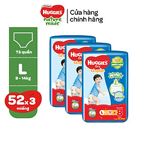 Tặng 24 miếng Thùng 3 Tã bỉm quần tràm trà tự nhiên Huggies Dry Big Jumbo