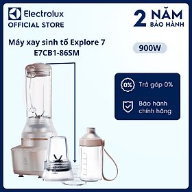 Máy xay sinh tố Electrolux 900W Explore 7 - E7CB1-86SM - nhỏ gọn, 2 tốc độ nhồi, đa dạng mức xay, nghiền [Hàng chính hãng]