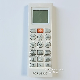 Remote máy lạnh cho LG dài nút nguồn cam - Điều khiển máy lạnh LG - Remote điều hòa LG - Điều khiển điều hòa LG