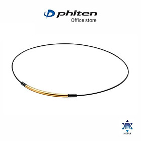 Vòng cổ Phiten Rakuwa wire extreme round TG829051/TG829053/TG829251 - Đen/Vàng