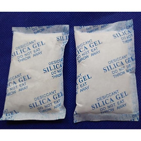 Mua 500g hạt hút ẩm gồm 50 túi hạt 10g dùng để bảo quản máy ảnh và thực phẩm khô  thuốc  chống ẩm giày  quần áo