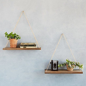 2 Kệ gỗ thông 35*15*45cm kệ trang trí kệ treo tường kệ treo dây
