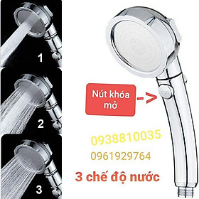 Mua TAY SEN TĂNG ÁP PHUN 3 CHẾ ĐỘ - VÒI SEN TĂNG ÁP KO KÈM DÂY SEN