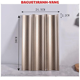 Khay Nướng Bánh Mì Baguette 3 Rãnh Chống Dính - BAGUET3RANH