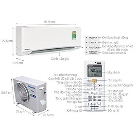 Mua Máy lạnh Panasonic Inverter 2 HP CU/CS-XU18ZKH-8 - Hàng Chính Hãng - Giao Hàng Toàn Quốc