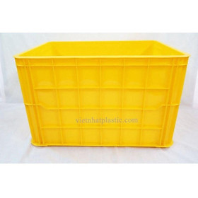 Mua Thùng Sóng nhựa 5T đặc 5007 Không nắp/ có nắp sóng bít công nghiệp