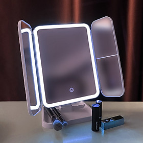 Mua Gương trang điểm sang trọng (có đèn LED  cảm ứng)