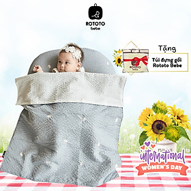 Bộ chăn gối chống trào ngược Rototo bebe nhập khẩu Hàn Quốc khắc phục tình trạng trào ngược dạ dày hiệu quả